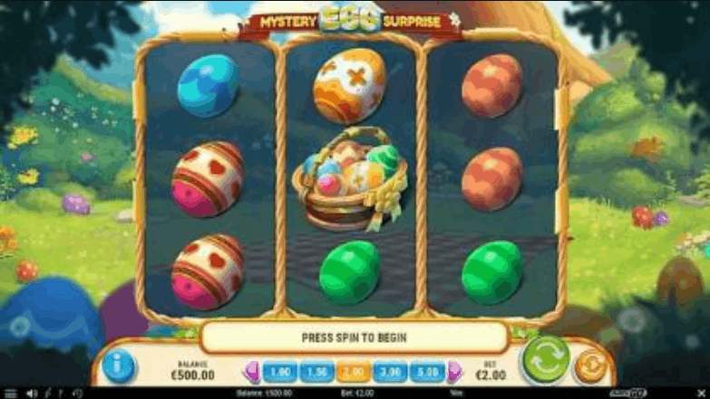 mystery egg surprise från play'n go - en påskslot